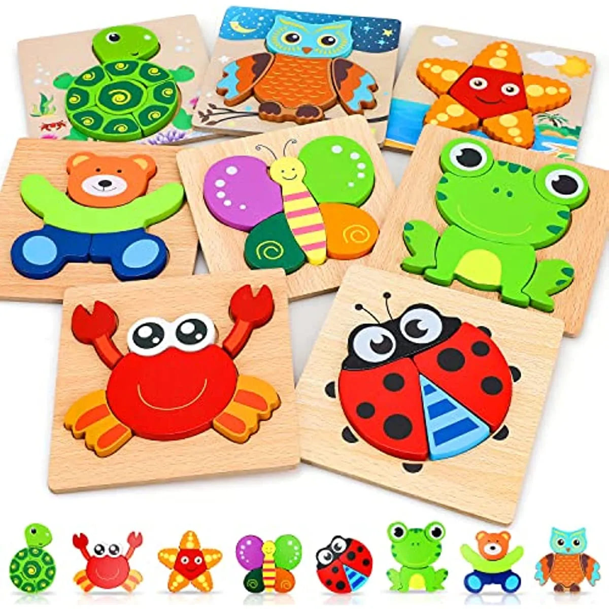 Montessori Wooden Puzzle
