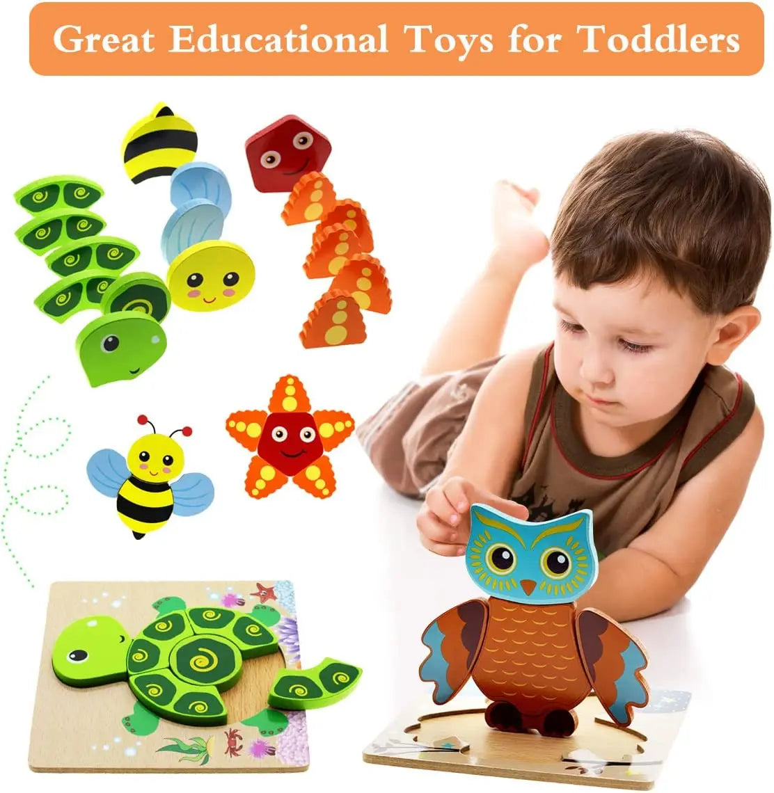 Montessori Wooden Puzzle